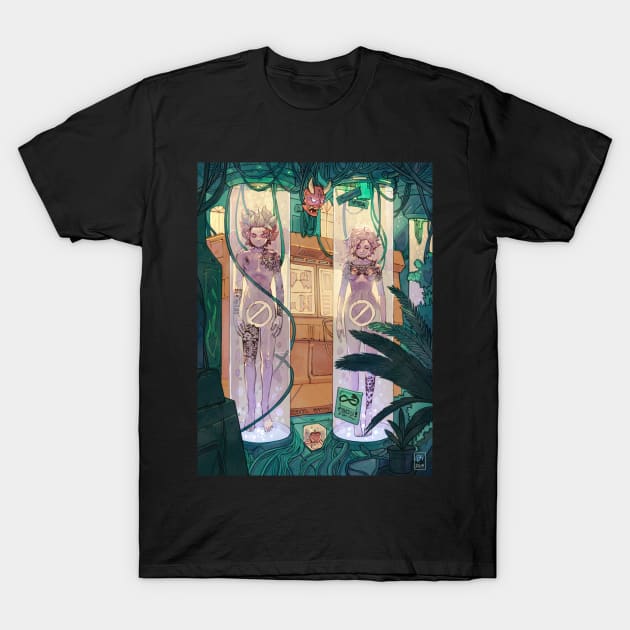 The Lovers T-Shirt by SimzArt